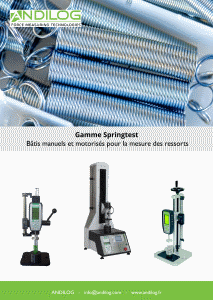 Instrumentos de prueba de muelles