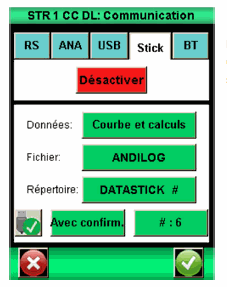 Programación del Datastick II