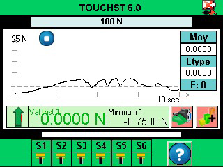 Medición de aplastamiento Topload